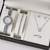 conjunto de relógio de luxo feminino anel colar brincos strass moda rel? - comprar online