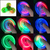 Luminous LED Light Fidget Spinner, Hand Top Spinners, Brilha no escuro, EDC Figu - comprar online