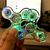 Luminous LED Light Fidget Spinner, Hand Top Spinners, Brilha no escuro, EDC Figu - Dulce Store