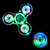 Luminous LED Light Fidget Spinner, Hand Top Spinners, Brilha no escuro, EDC Figu na internet