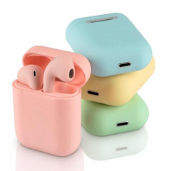 Auriculares Inalambricos In Ear Touch Bluetooth I12 VERDE en internet