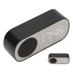 Reloj Despertador Y Parlante Bluetooth Alarma Micro Sd Radio - tienda online