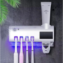 Esterilizador Usb Dispenser Pasta Dental Porta Cepillo 2 En 1 UV - Mandarina Store