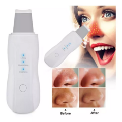 Limpiador Ultrasonico Hidrata Exfoliante Facial Con Espatula