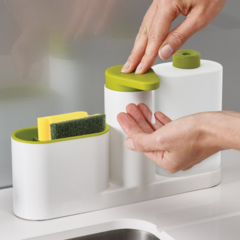 Organizador Bacha Cocina 3en1 Dispenser Esponja Detergente en internet