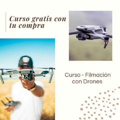 Drone Con Camara Frontal Y Central 4K 3 Velocidades - Curso de Regalo en internet