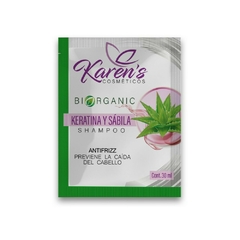 SHAMPO KERATINA Y SÁBILA X 30 ML - CAJA X 24 SACHETS