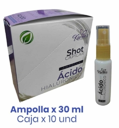 Ampolla spray Ácido Hialurónico x 30 ml - CAJA X 10 UNDS