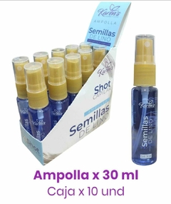 Ampolla spray Semillas de Lino x 30 ml - CAJA X 10 UNDS