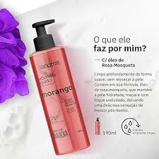 Sabonete Líquido Rosto&Corpo Morango 190ML - comprar online