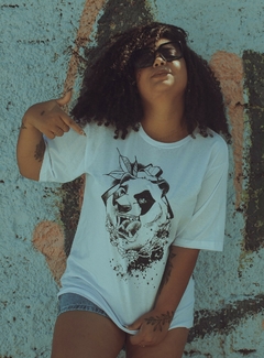 Camiseta Enikmos Branca Crazy Panda na internet