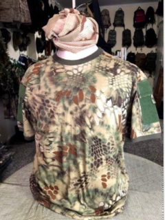 Combat Shirt Invictus con velcro Green Snake