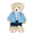 Urso de Pelúcia James Pequeno com Roupa Azul ModaliBaby