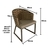 Cadeira Continental em Alumínio com Tricô Náutico e Estofado Acquablock - comprar online