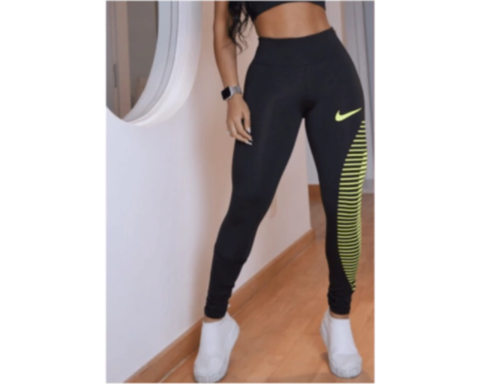 3 Conjuntos Feminino Calça Legging + Top Roupas Fitness A01