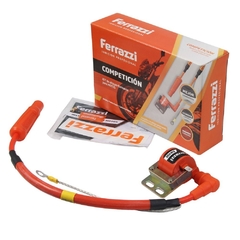 KIT BOBINA COMPETICION UNIVERSAL FERRAZZI C/CABLE Y CAPUCHON 180° EXTREME