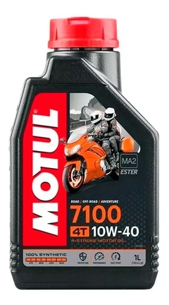 ACEITE MOTUL(4T) 7100 100% SINTETICO 10w40 1L