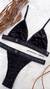 CONJUNTO VICTORIA'S SECRETS TERCIOPELO Elastico negro