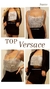 TOP VERSACE DE STRASS - ANCHO - Tienda Online Anahí Lencería Femenina | FABRICANTES 