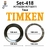 SET 418 DE CONO H715334 Y TAZA H715311 TIMKEN - comprar en línea