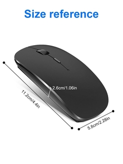 Ratón inalámbrico con Bluetooth, tableta delgada silenciosa - tienda en línea