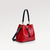 diamond red bucket bag