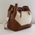 diamond natural combined bucket bag