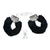 Imagem do Algema De Metal Pelúcia Revestida Fur Love Cuffs Sexy Import