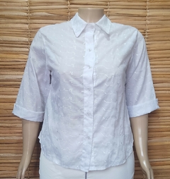 Blusa Camisa Lese/Laise Branca - loja online