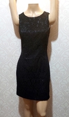 Vestido Tubinho Renda Preto 38