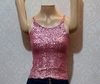 Blusinha Paetê Rosa 14