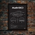 Quadro/Poster Audi 80 B4 Sedan | Preto & Branco - loja online