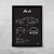 Print/Poster Audi A4 2.0 Sedan 2016