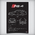 Print/Poster Audi Rs4 B8 Avant - Interlakes