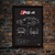 Quadro/Poster Audi Rs4 B8 Avant | Preto & Branco - loja online