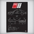 Print/Poster Audi S8 D2 - Interlakes