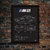 Quadro/Poster Bmw M2 F87 Coupe | Preto & Branco - loja online