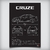 Quadro/Poster Chevrolet Cruze Lt Sedan 2014 | Preto & Branco - Interlakes | Eternize sua paixão