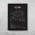 Quadro/Poster Citroen C4 Hatch 1.6 | Preto & Branco