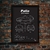 Quadro/Poster Fiat Palio G3 1.0 Celebration 4 Portas | Preto & Branco - loja online