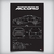 Quadro/Poster Honda Accord 2.4 2003 | Preto & Branco - Interlakes