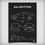 Quadro/Poster Hyundai Elantra 2.0 Gls 2015 | Preto & Branco - Interlakes