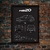 Quadro/Poster Hyundai Hb20 1.0 2016 | Preto & Branco - loja online