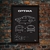 Quadro/Poster Kia Optima Ex 2.0 2014 | Preto & Branco - loja online