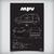 Print/Poster Mazda Mpv 1993 - Interlakes