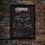 Quadro/Poster Mini Cooper Countryman S R60 2014 | Preto & Branco - loja online