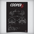 Print/Poster Mini Cooper S 2020 Conversivel - Interlakes