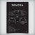 Quadro/Poster Nissan Sentra Sl 2.0 2015 | Preto & Branco - Interlakes