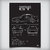 Quadro/Poster Subaru Impreza Gt Gc 1994 | Preto & Branco - Interlakes