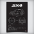 Print/Poster Suzuki Sx4 2.0 2014 - Interlakes